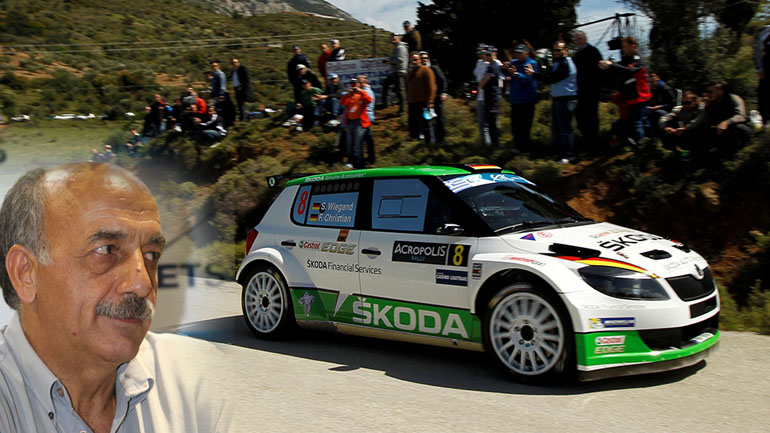 O πρόεδρος της ομοσπονδίας αυτοκινήτου μιλά στην τηλεόραση για το ράλι Ακρόπολις